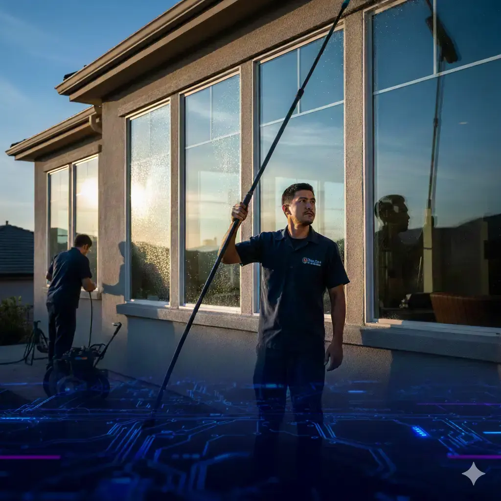 Professional window cleaning services in Escondido