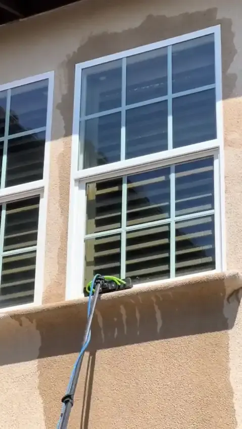 Clean window view background
