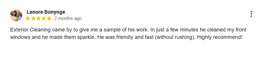 Customer review from Lenore Bonynge