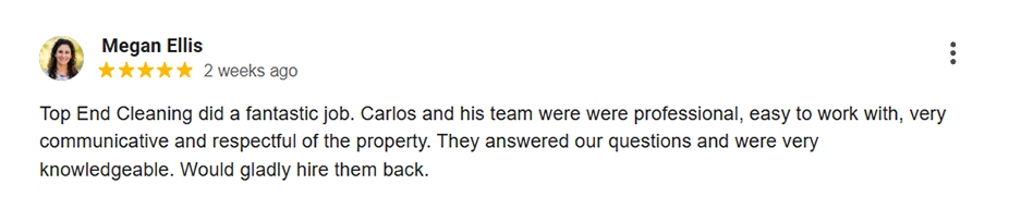 Customer review from Megan Ellis